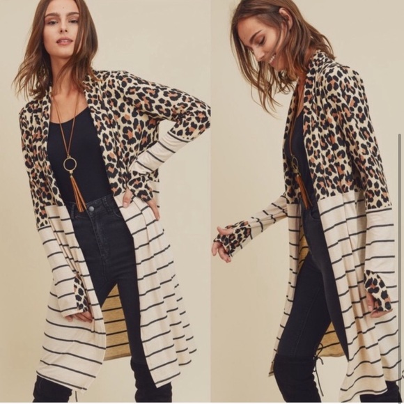 Leopard Print Cardigan - Picture 5 of 6